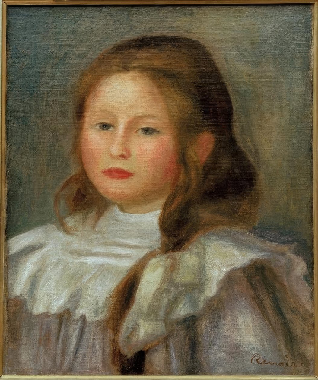 Portræt af et barn af Pierre Auguste Renoir