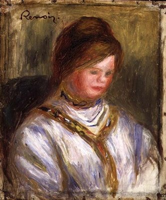 Portræt, ca. 1906 (olie på lærred) af Pierre Auguste Renoir