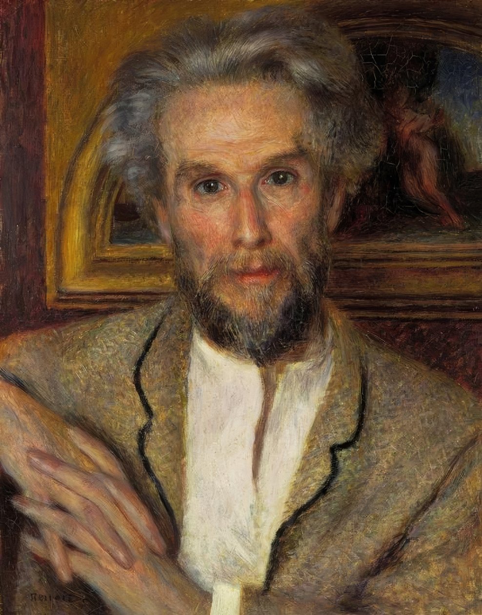 Portræt af Chocquet af Pierre Auguste Renoir