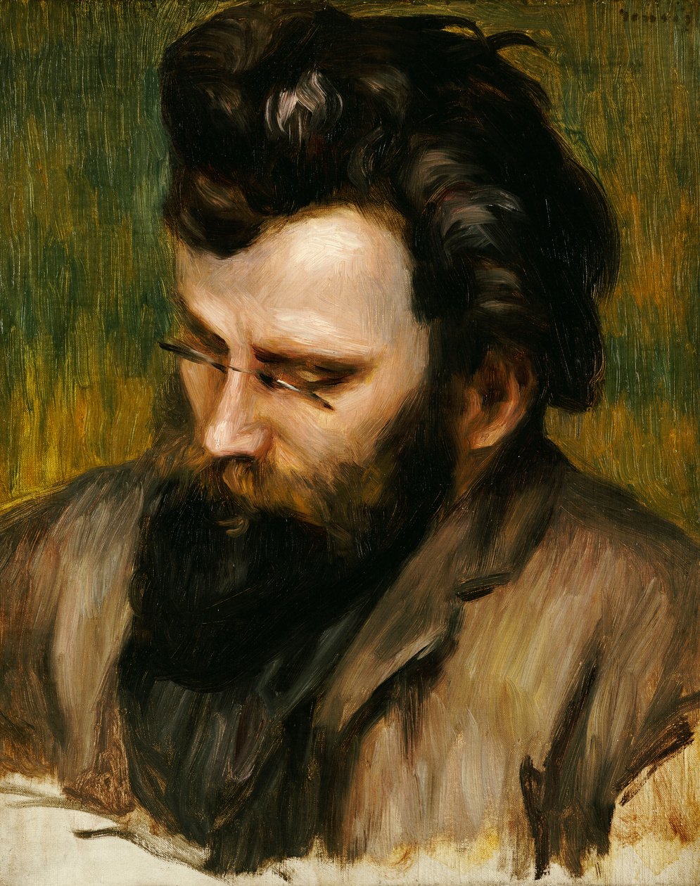 Portræt af Claude Terrasse af Pierre Auguste Renoir