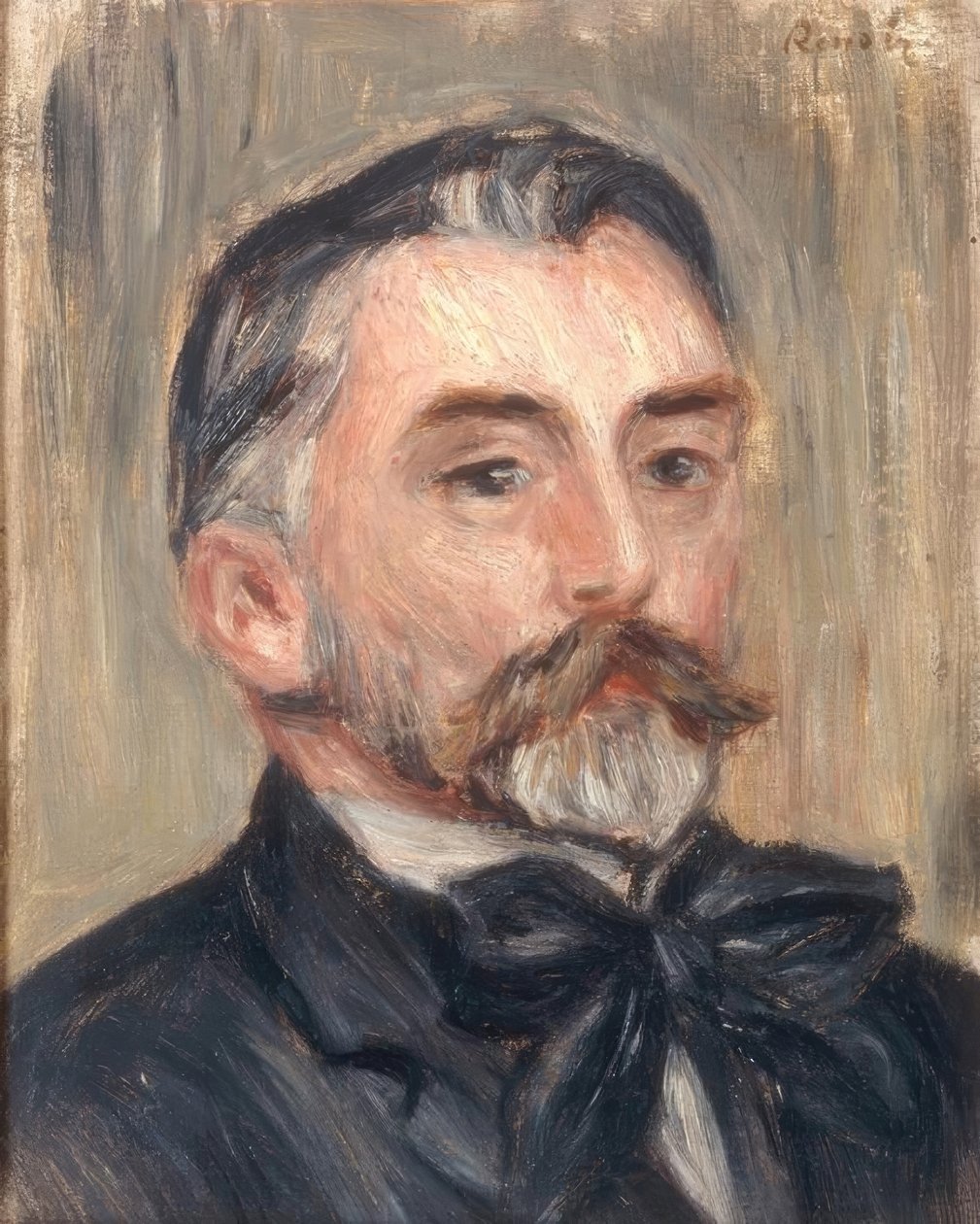 Portræt af Stéphane Mallarmé af Pierre Auguste Renoir
