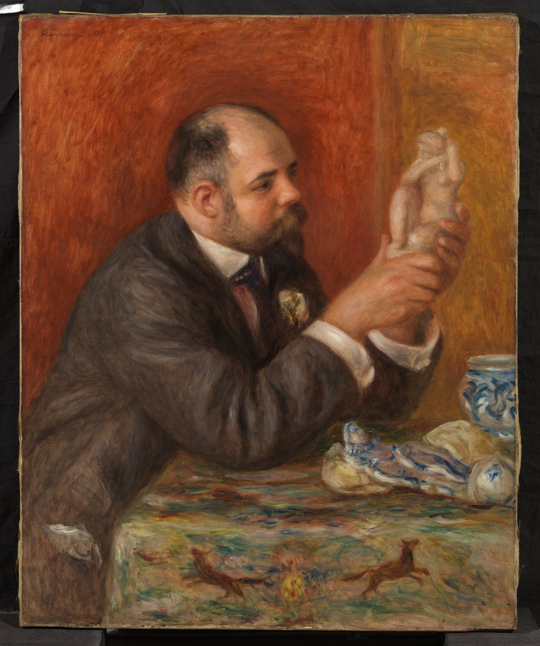Portræt af Ambroise Vollard af Pierre Auguste Renoir