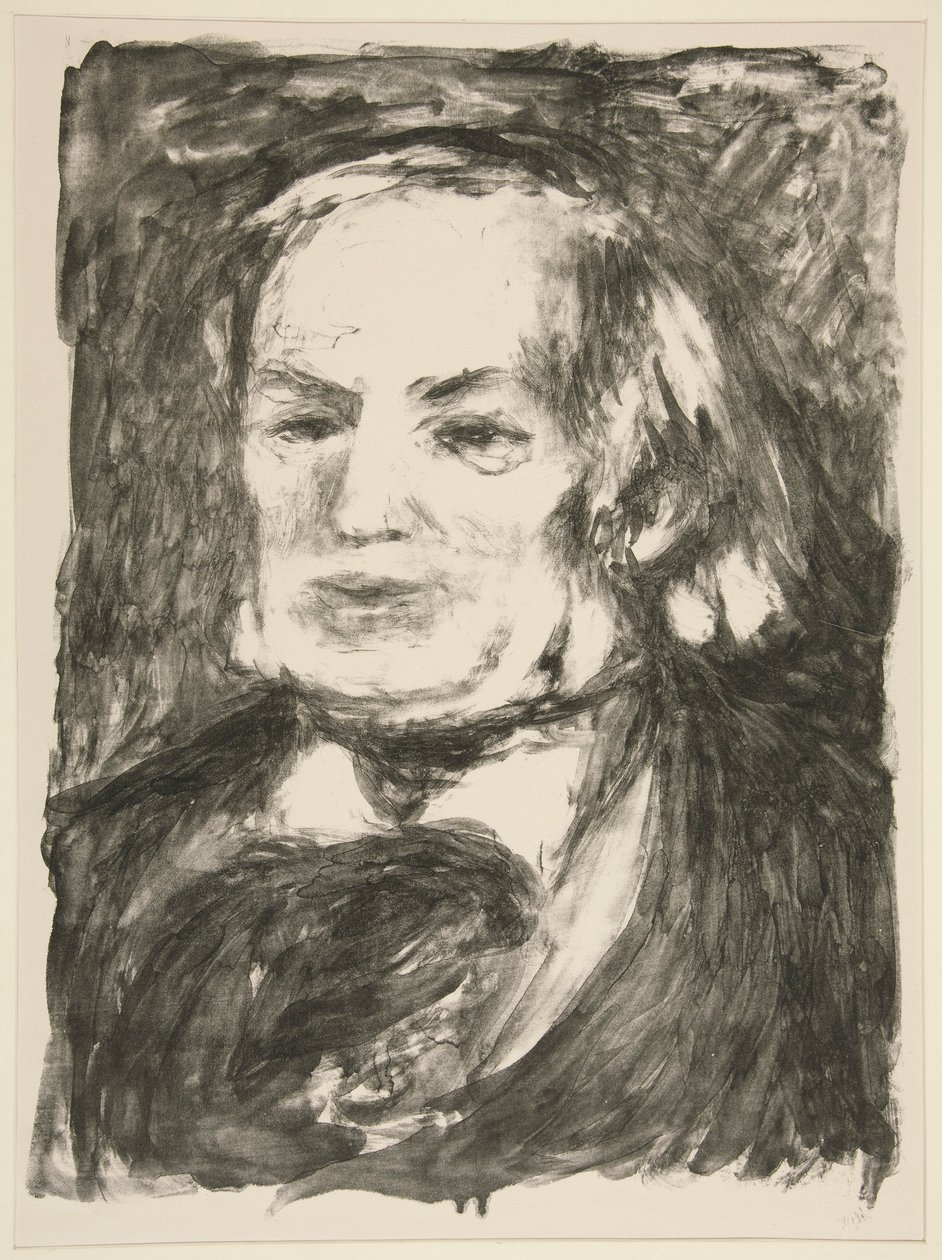 Portræt af Richard Wagner af Pierre Auguste Renoir