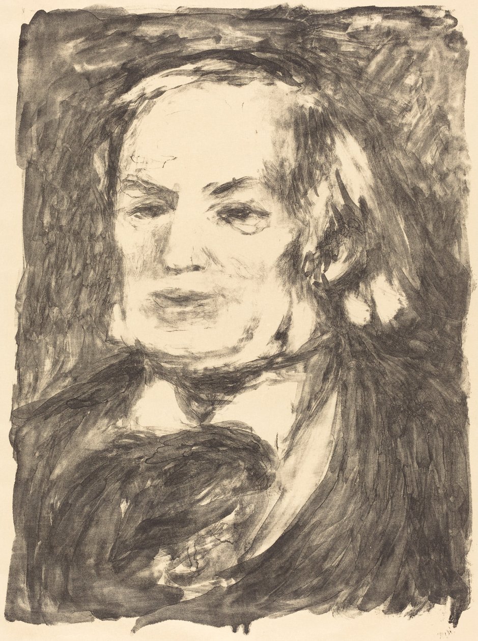 Richard Wagner, ca. 1900. af Pierre Auguste Renoir