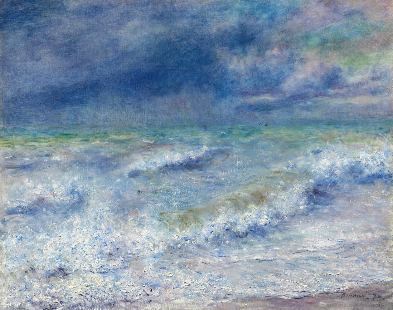 Sølandskab, 1879. af Pierre Auguste Renoir