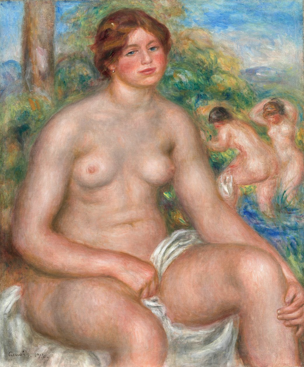 Siddende bader af Pierre Auguste Renoir