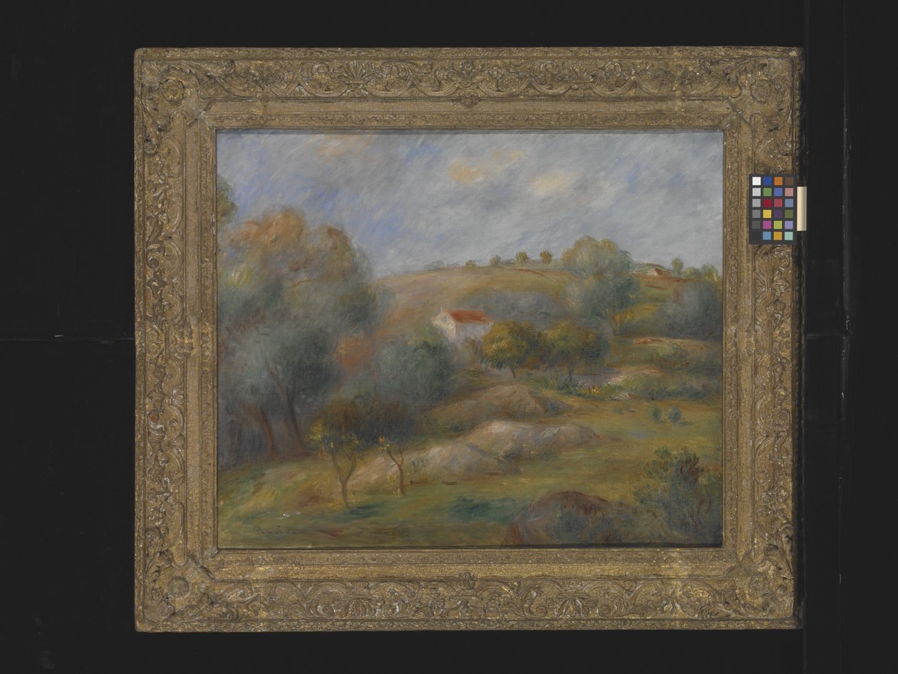Springtime In Essoyes (olie på lærred) af Pierre Auguste Renoir