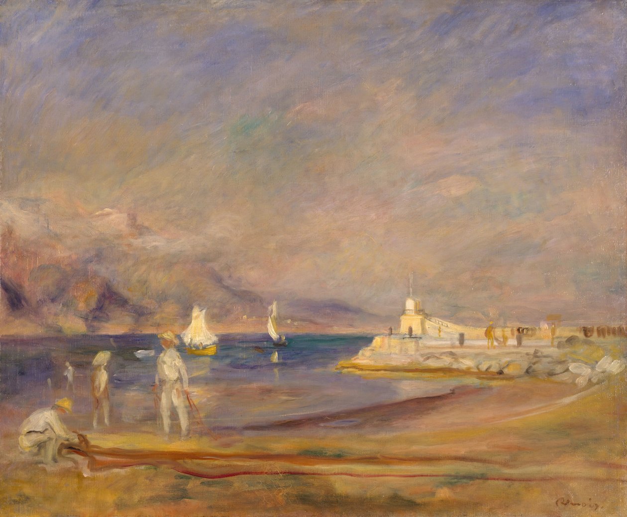 St Tropez, Frankrig, 1898-1900. af Pierre Auguste Renoir
