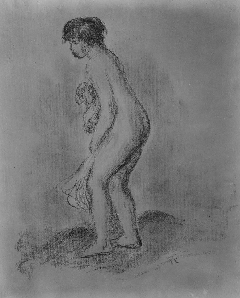 Stående Bader, 1896. af Pierre Auguste Renoir