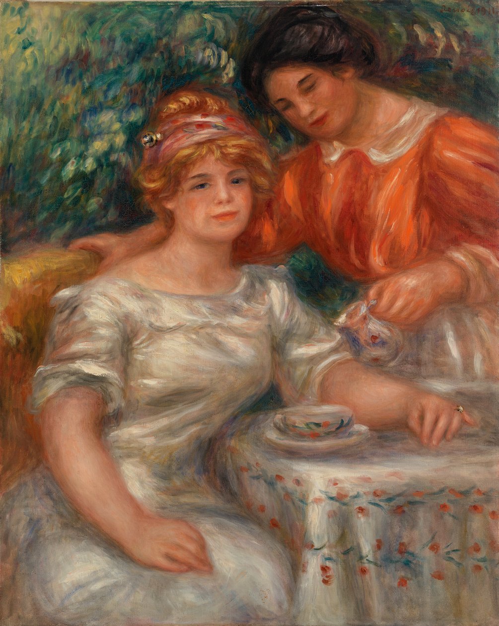 Te tid af Pierre Auguste Renoir