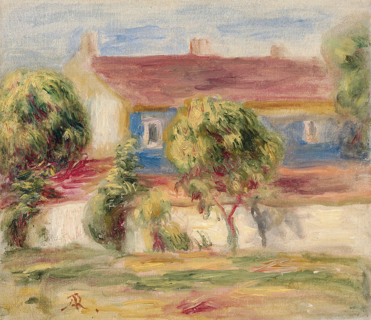 Kunstnerens hus, af Pierre Auguste Renoir