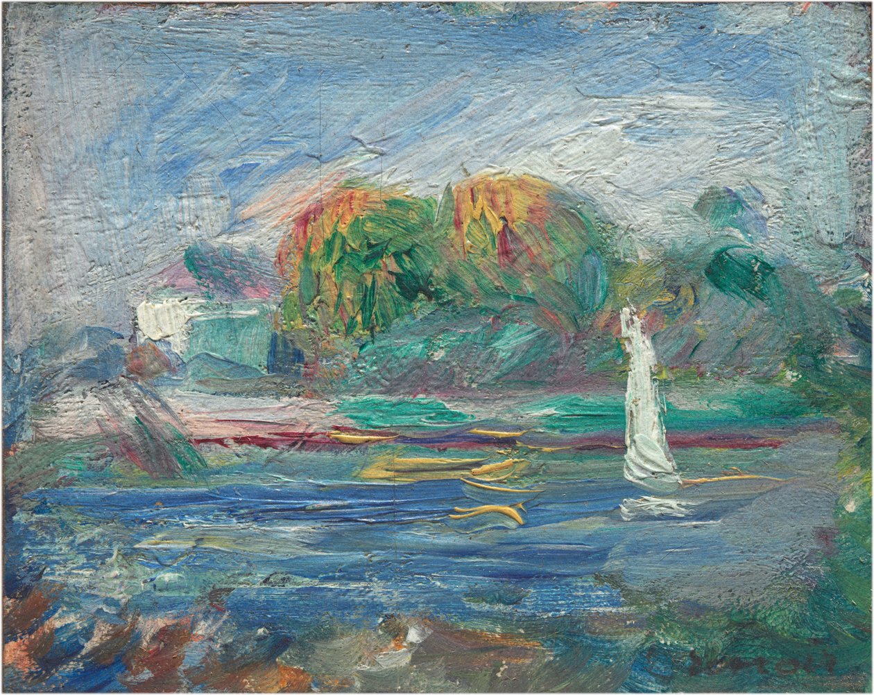 Den blå flod, ca. 18901900. af Pierre Auguste Renoir