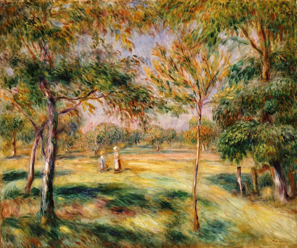 Glade, 1895 af Pierre Auguste Renoir