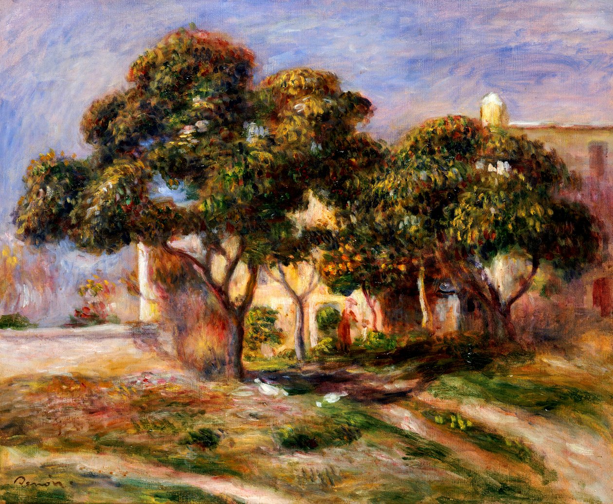 Medlartræerne af Pierre Auguste Renoir