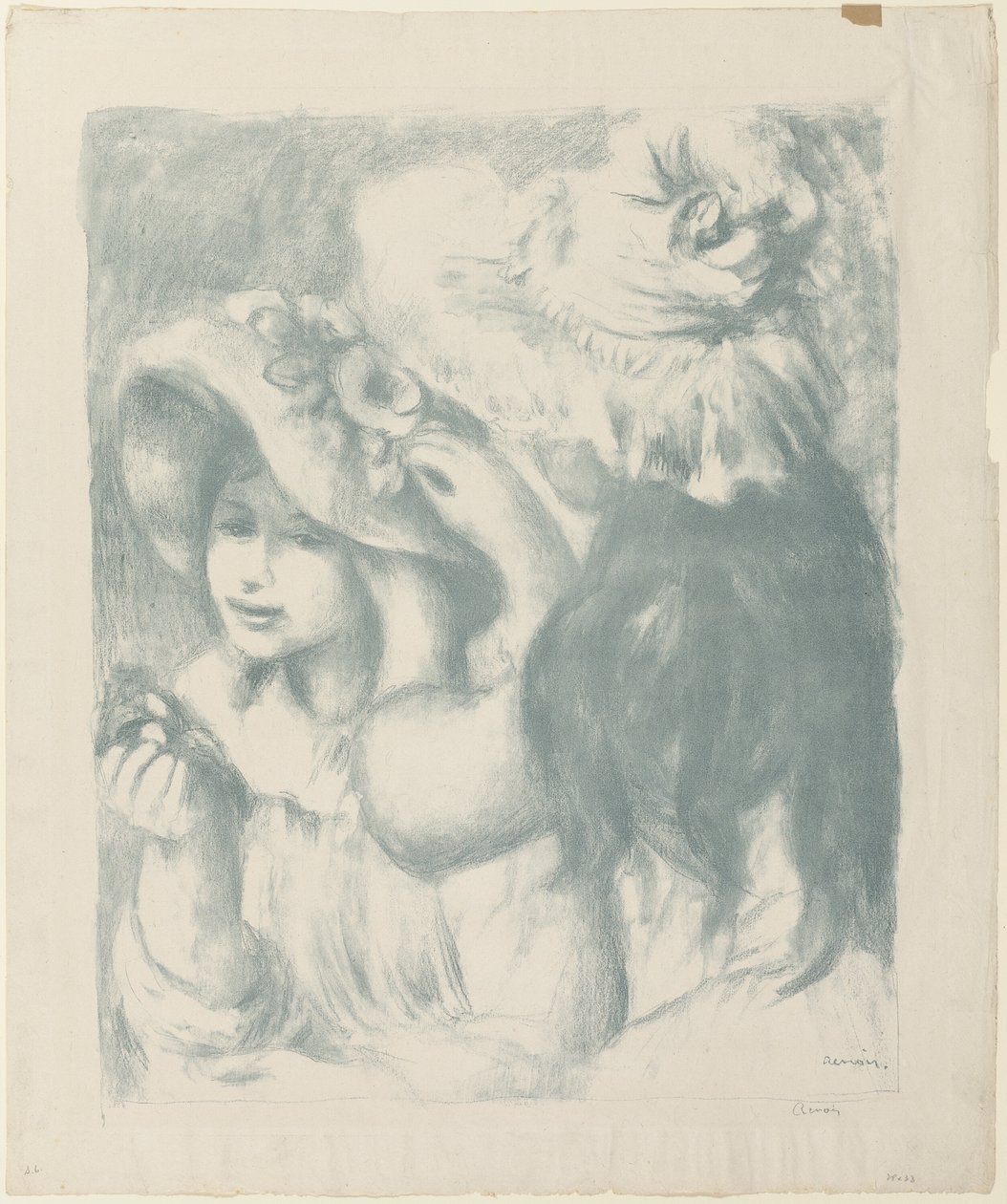 The Pinned Hat, anden plade af Pierre Auguste Renoir