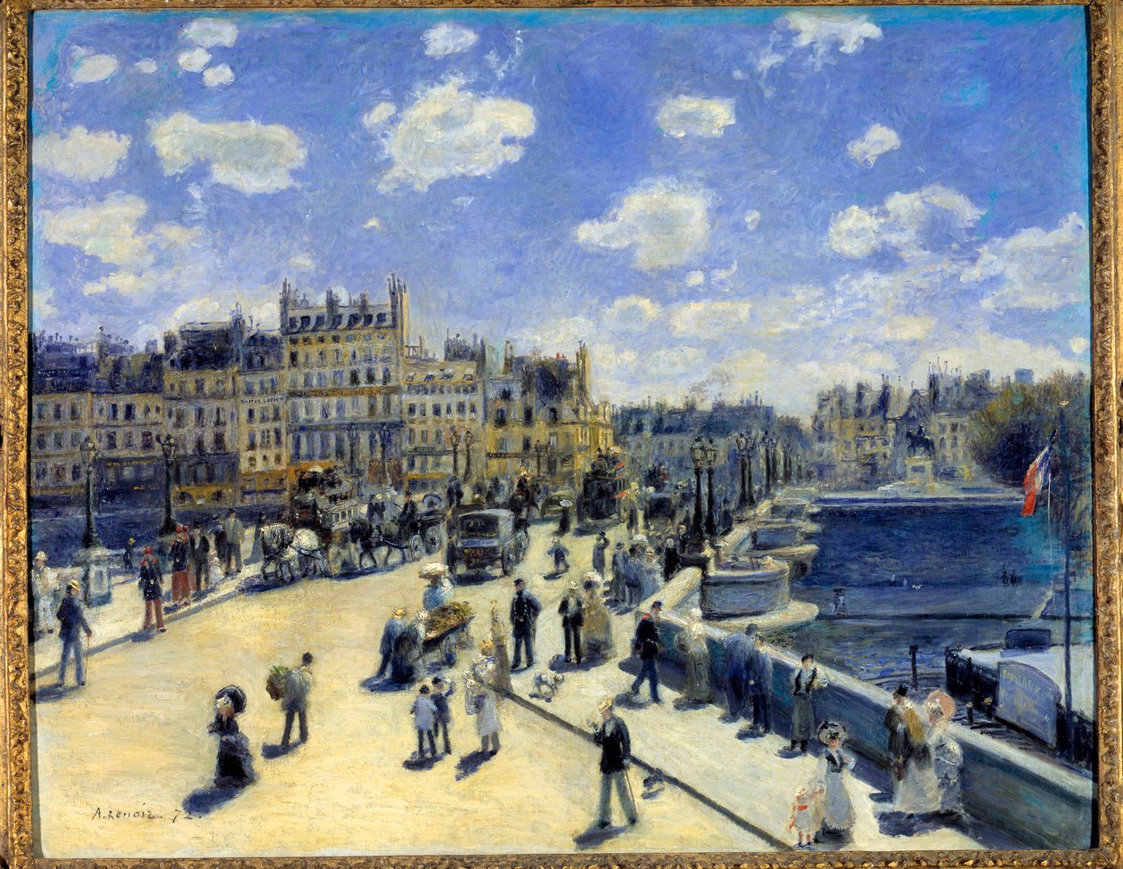 Pont Neuf i Paris af Pierre Auguste Renoir