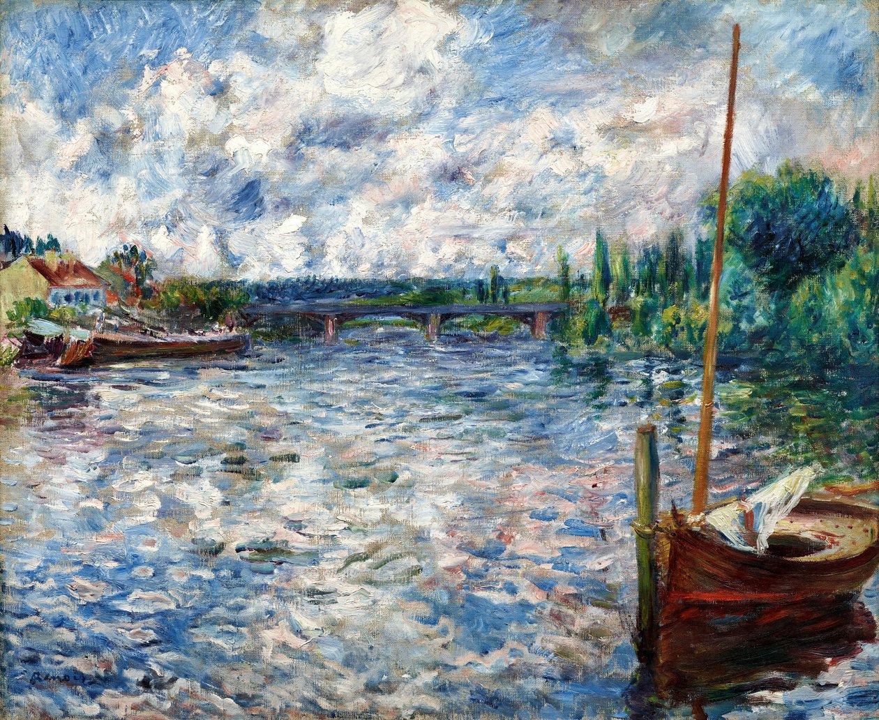 Seinen ved Chatou af Pierre Auguste Renoir