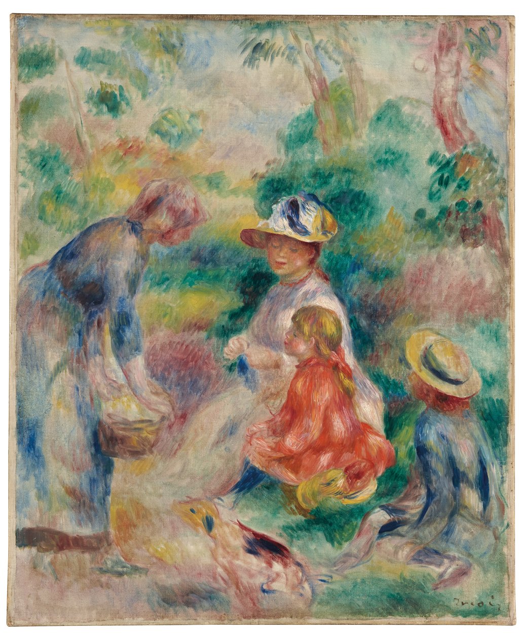 Æblesælgeren, 1890 af Pierre Auguste Renoir
