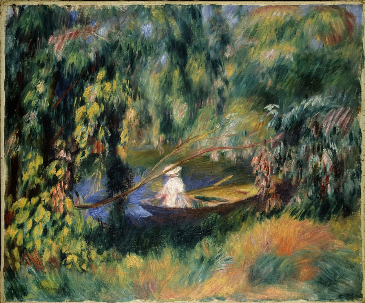Båden, ca 1878. af Pierre Auguste Renoir