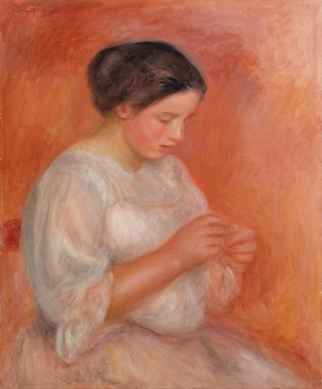 Kvinde syning af Pierre Auguste Renoir