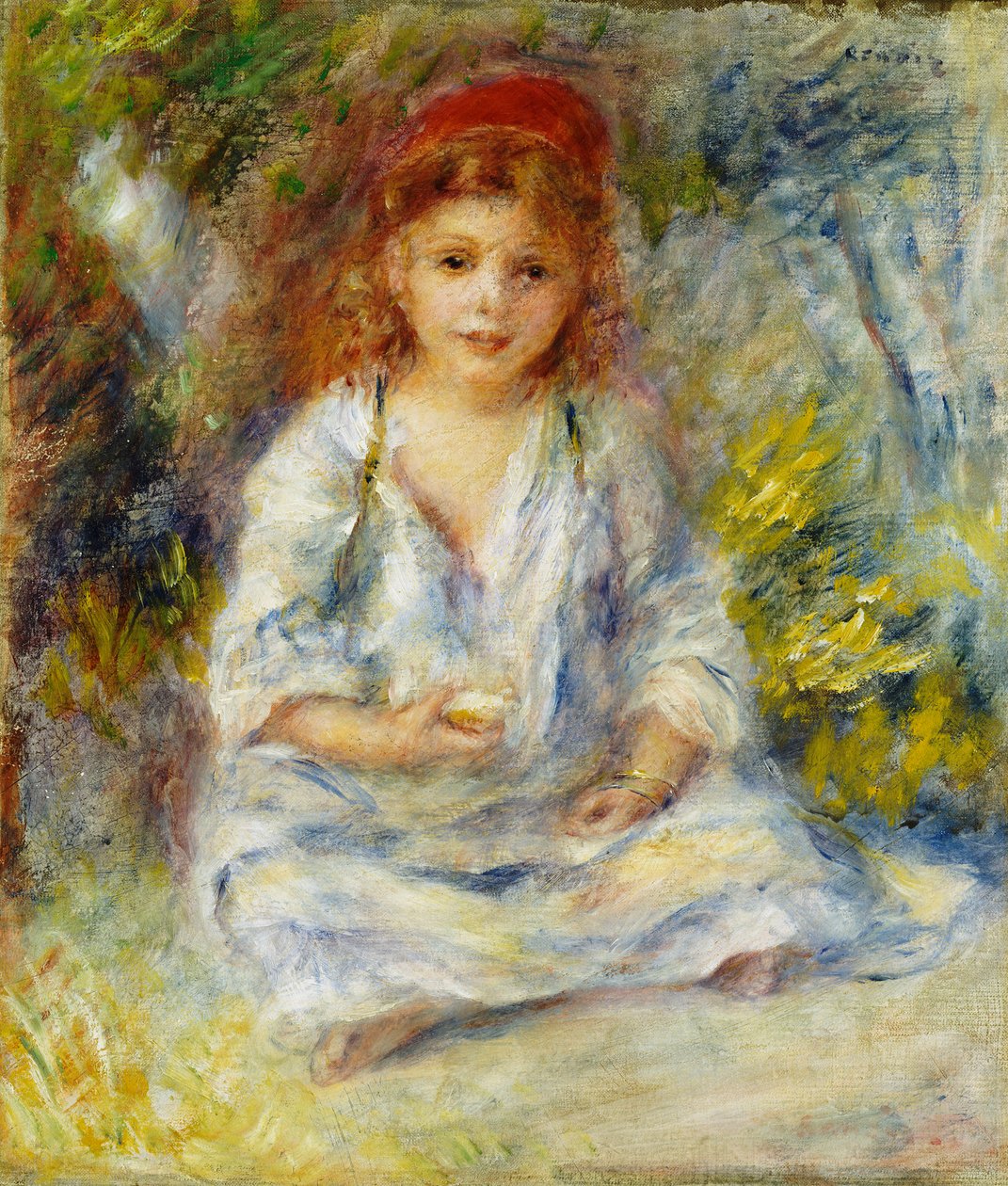 Ung algerisk pige, ca. 1881 af Pierre Auguste Renoir