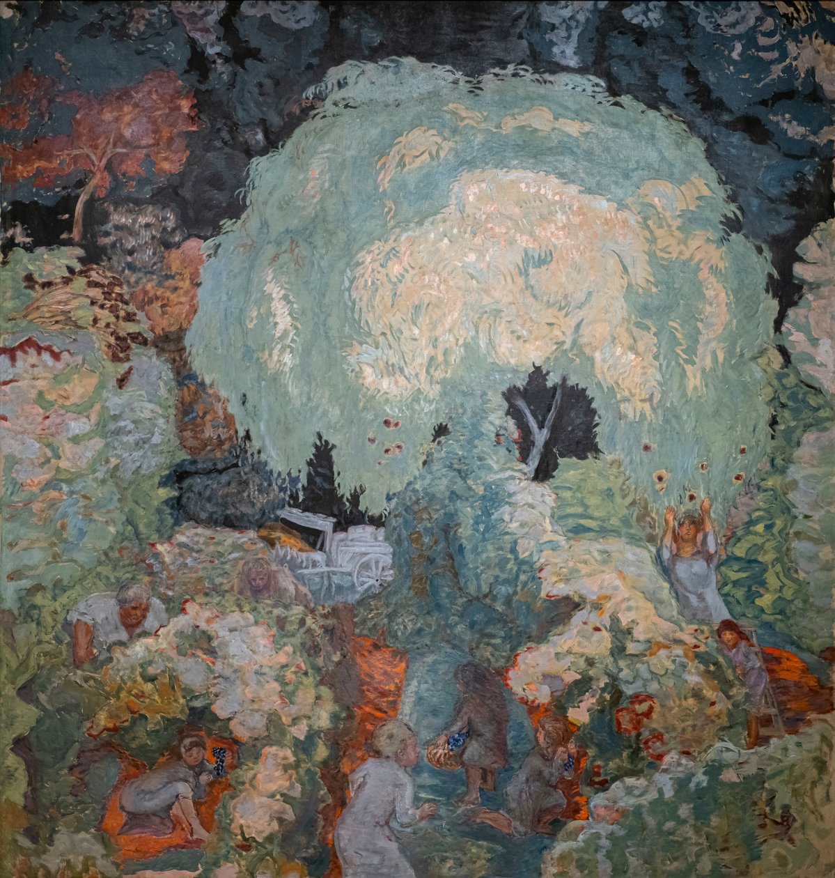 Efterår. Frugtplukning af Pierre Bonnard