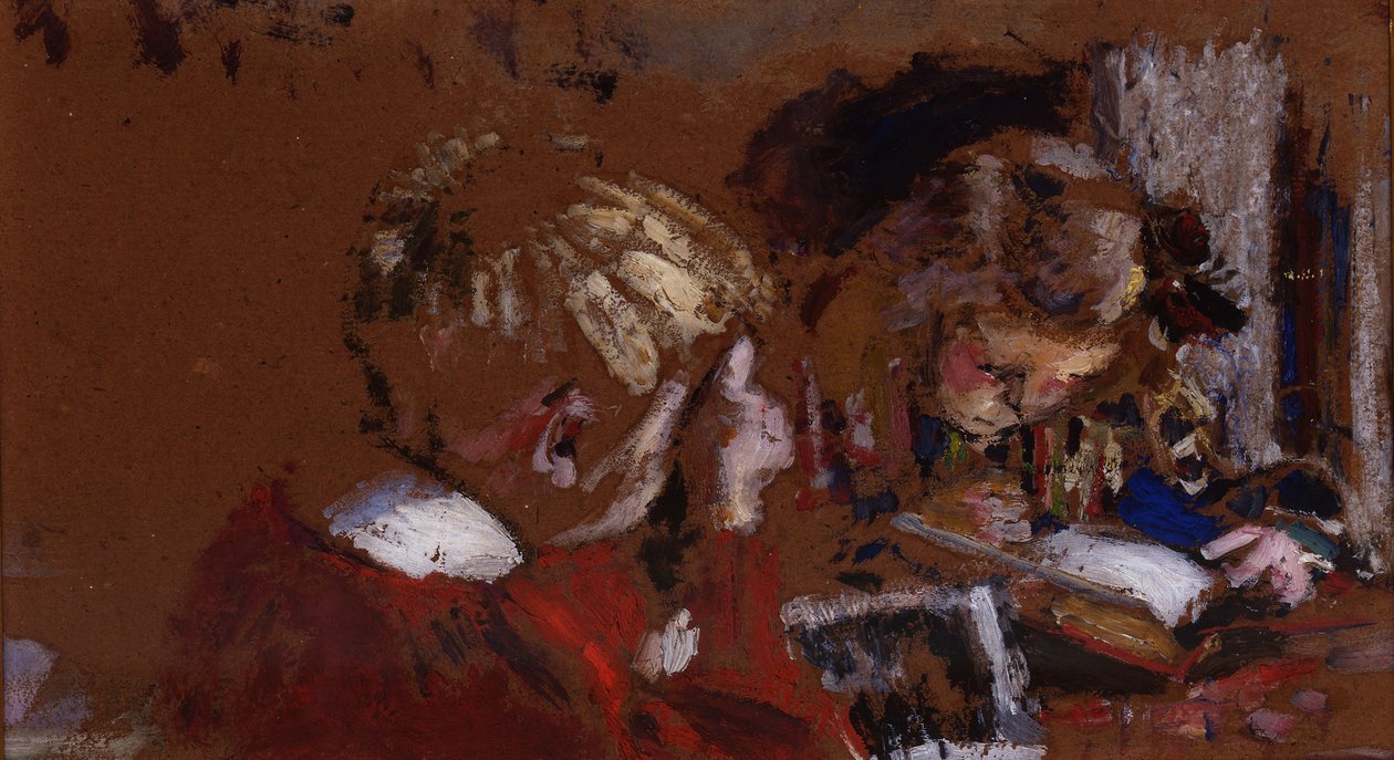 Børn læser af Pierre Bonnard