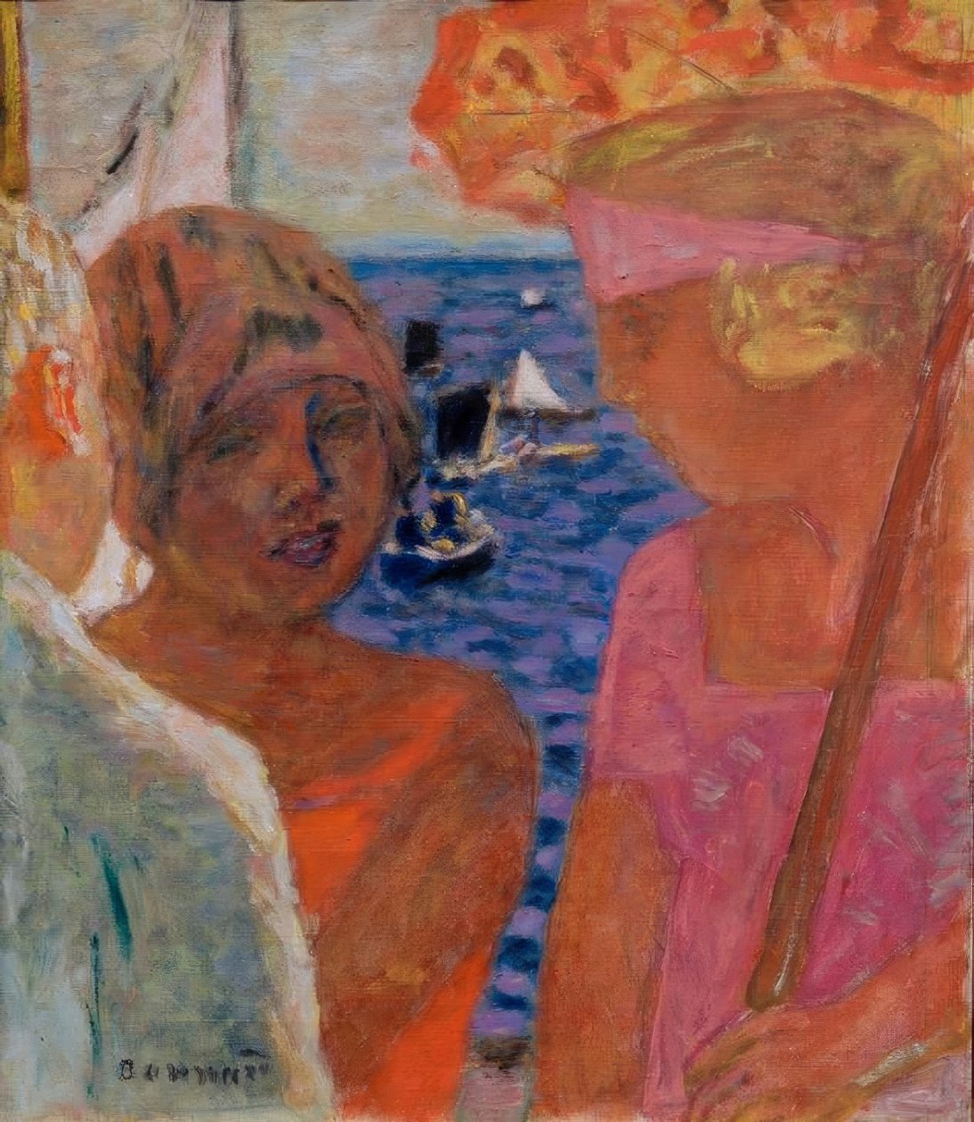 Samtale i Arcachon af Pierre Bonnard