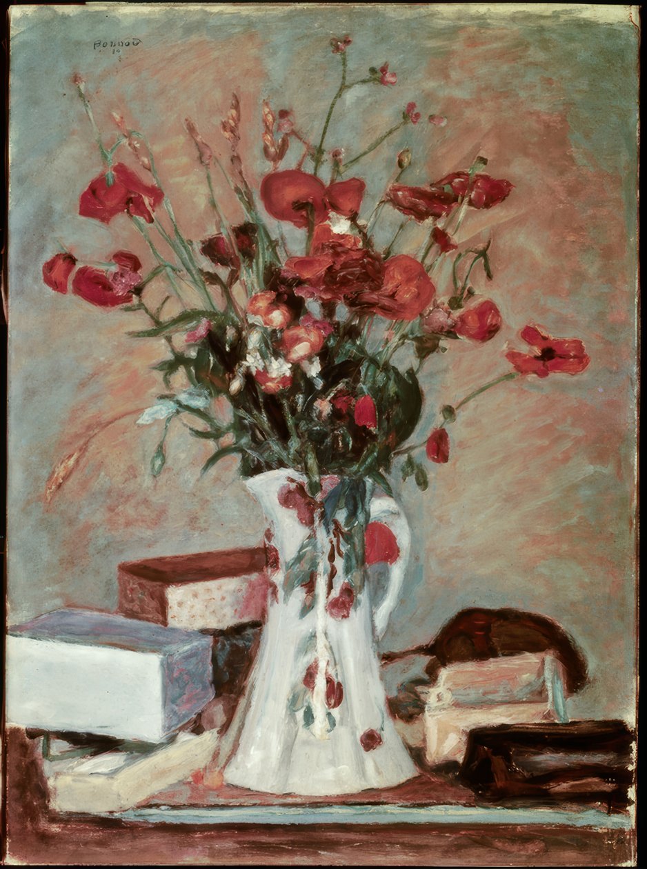 Valmuer og græsser af Pierre Bonnard