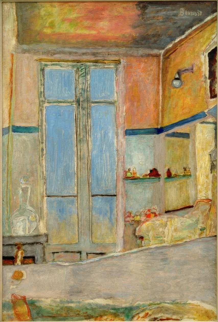 På badeværelset af Pierre Bonnard