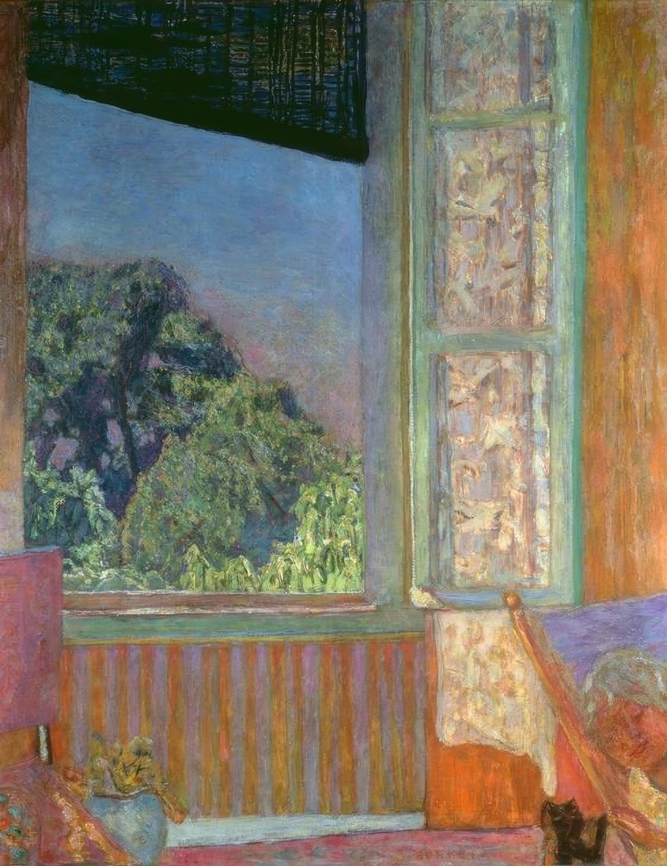 Det åbne vindue af Pierre Bonnard