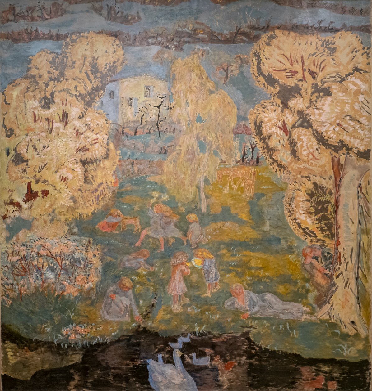 Tidligt forår på landet af Pierre Bonnard