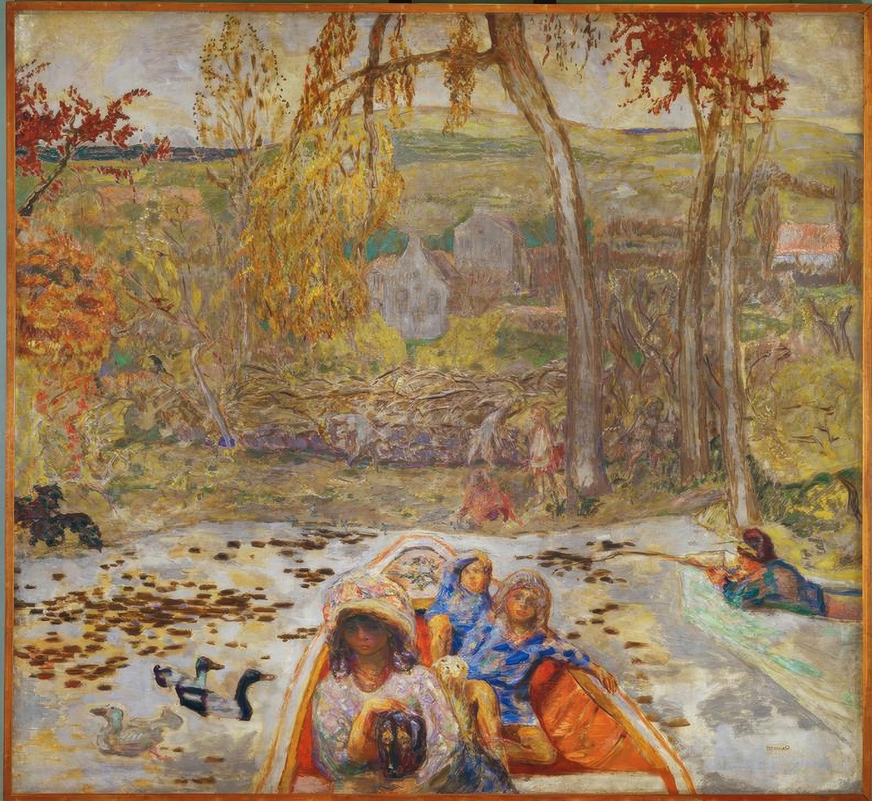 I en båd af Pierre Bonnard
