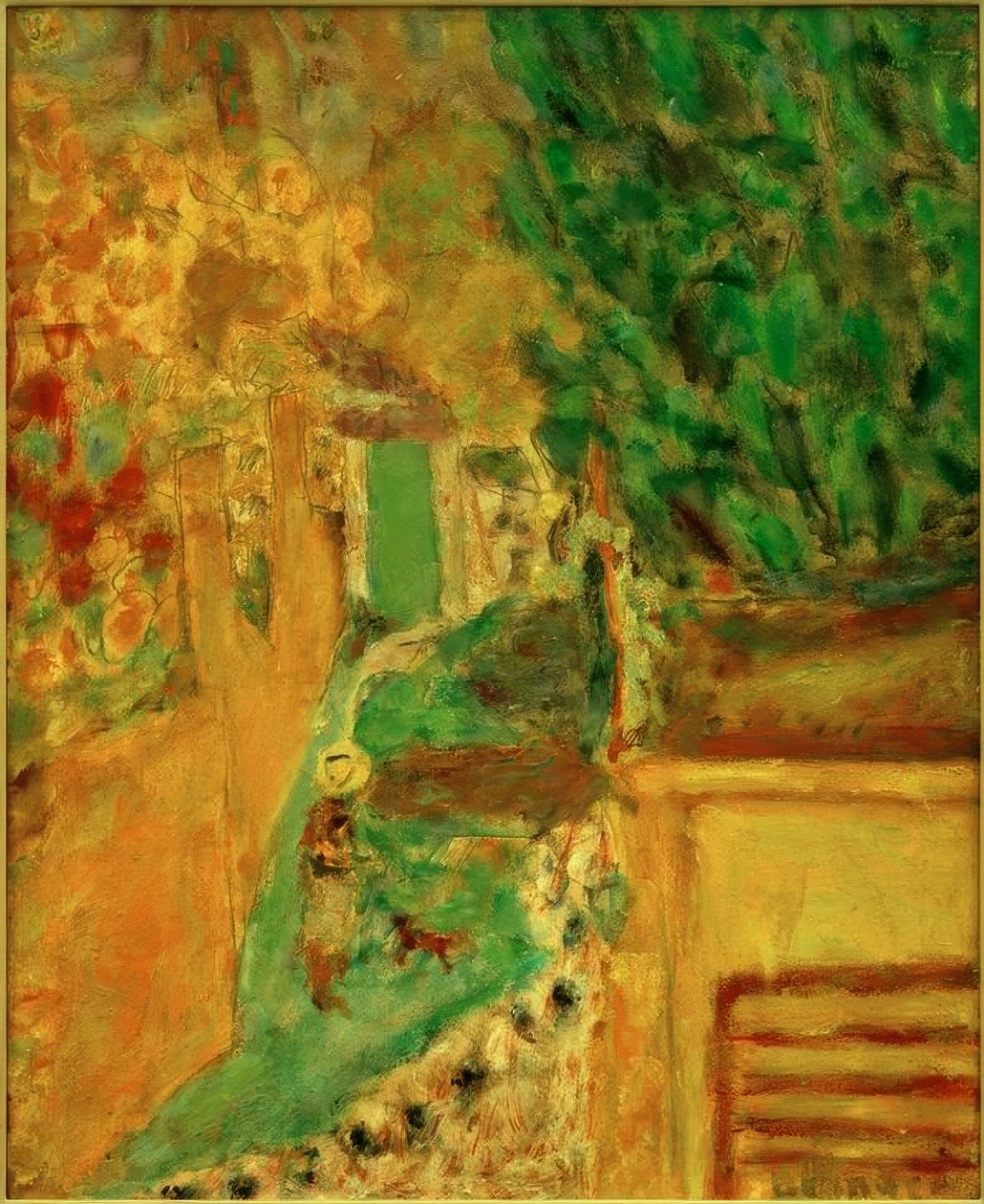 Trappe i Le Cannet (Treppe i Le Cannet) af Pierre Bonnard