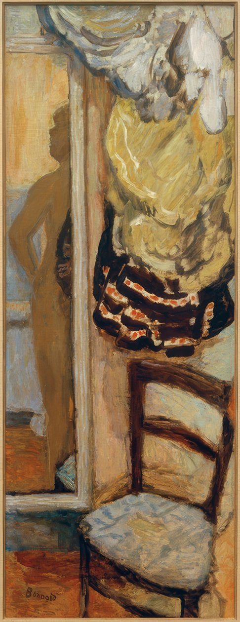 Nøgen i spejlet af Pierre Bonnard