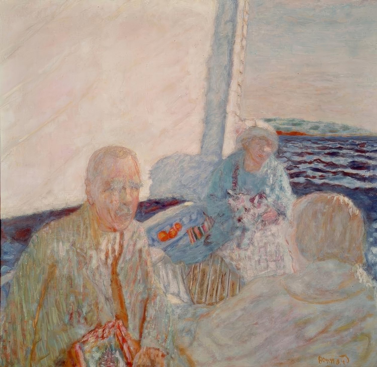 I sejlbåden af Pierre Bonnard