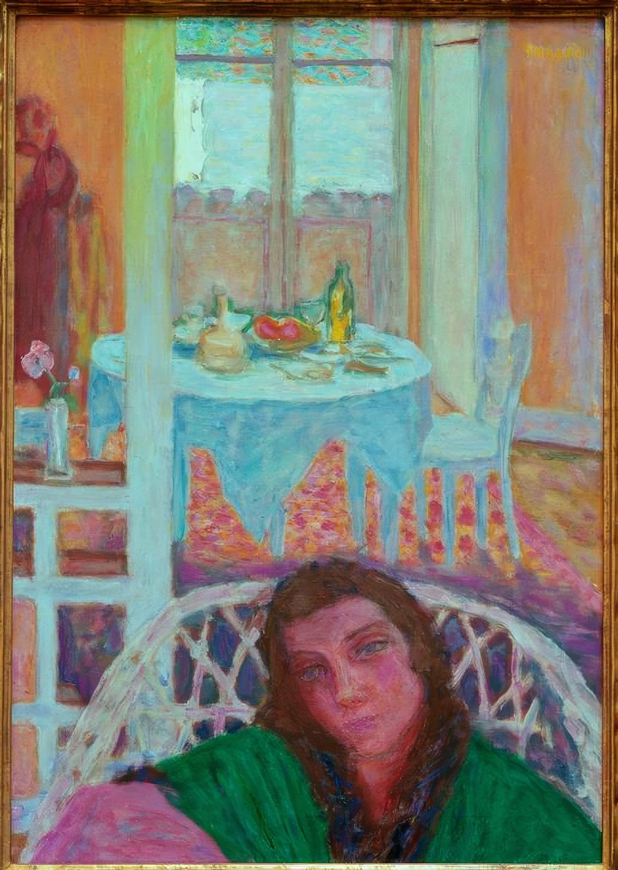 Klart interiør af Pierre Bonnard