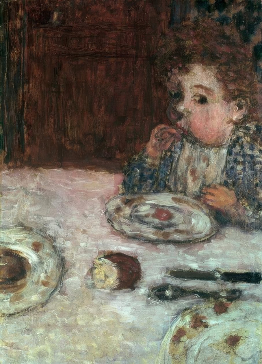 Barn til morgenmad af Pierre Bonnard