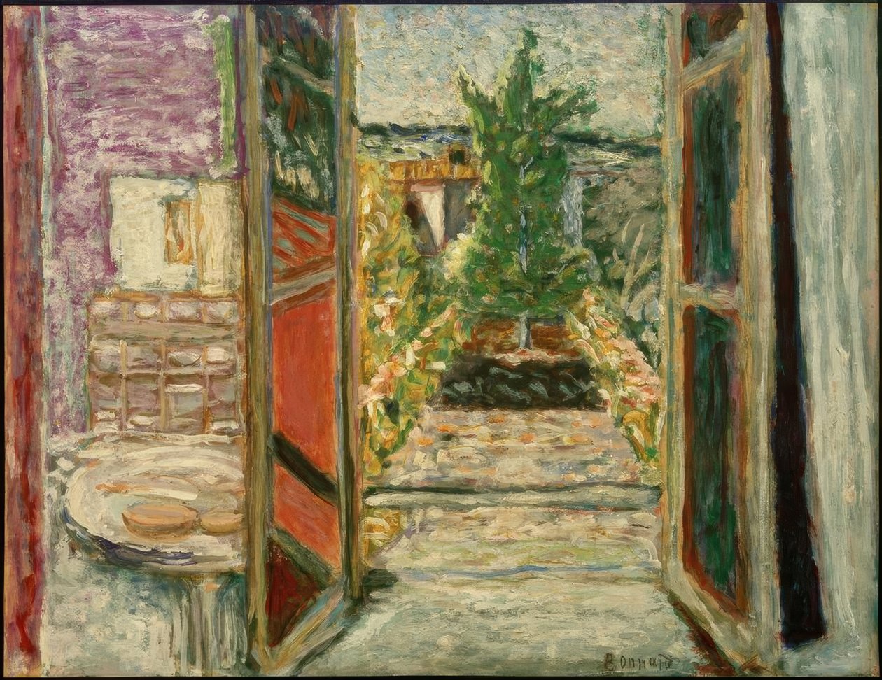Det åbne vindue af Pierre Bonnard