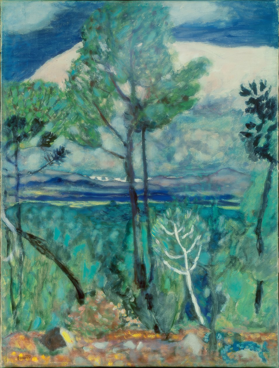landskab af Pierre Bonnard