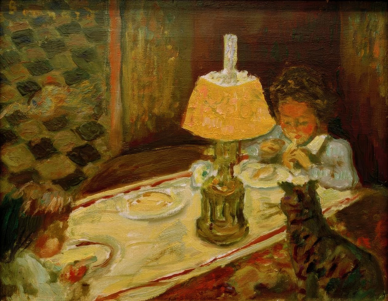 Børnefrokost af Pierre Bonnard