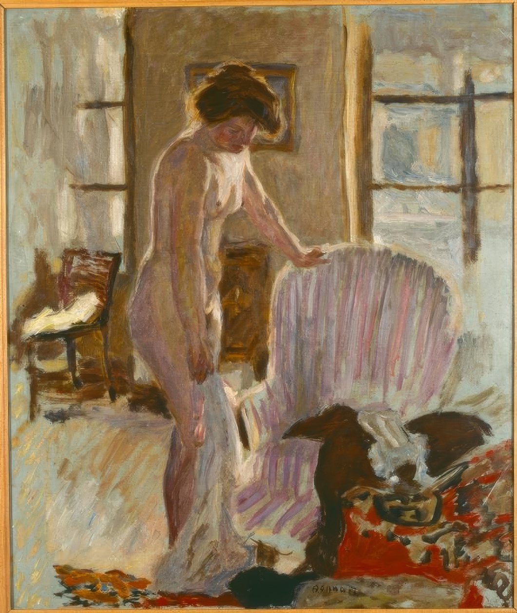 Nøgen i et interiør af Pierre Bonnard