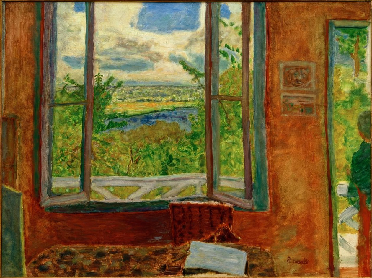 Åbn vinduet til Seinen af Pierre Bonnard