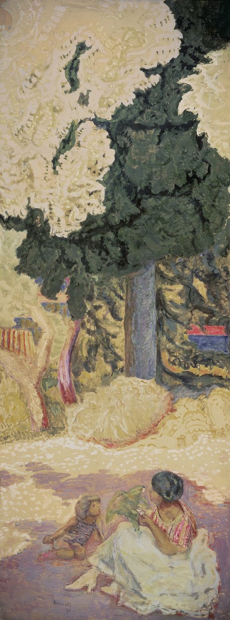 Ved Middelhavet (triptykon), 1911 af Pierre Bonnard
