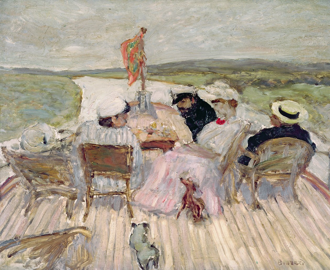 På Yachten af Pierre Bonnard