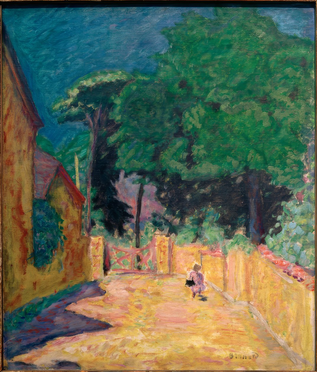 Alley i Vernonnet af Pierre Bonnard