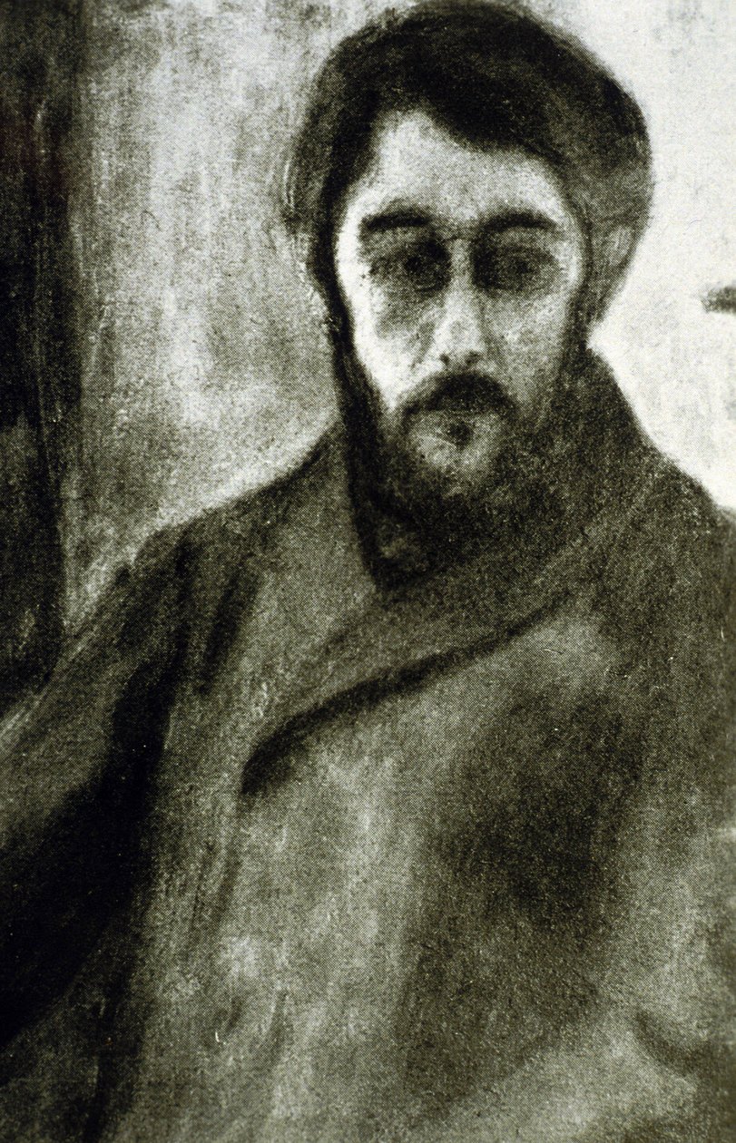 Selvportræt (litho) af Pierre Bonnard