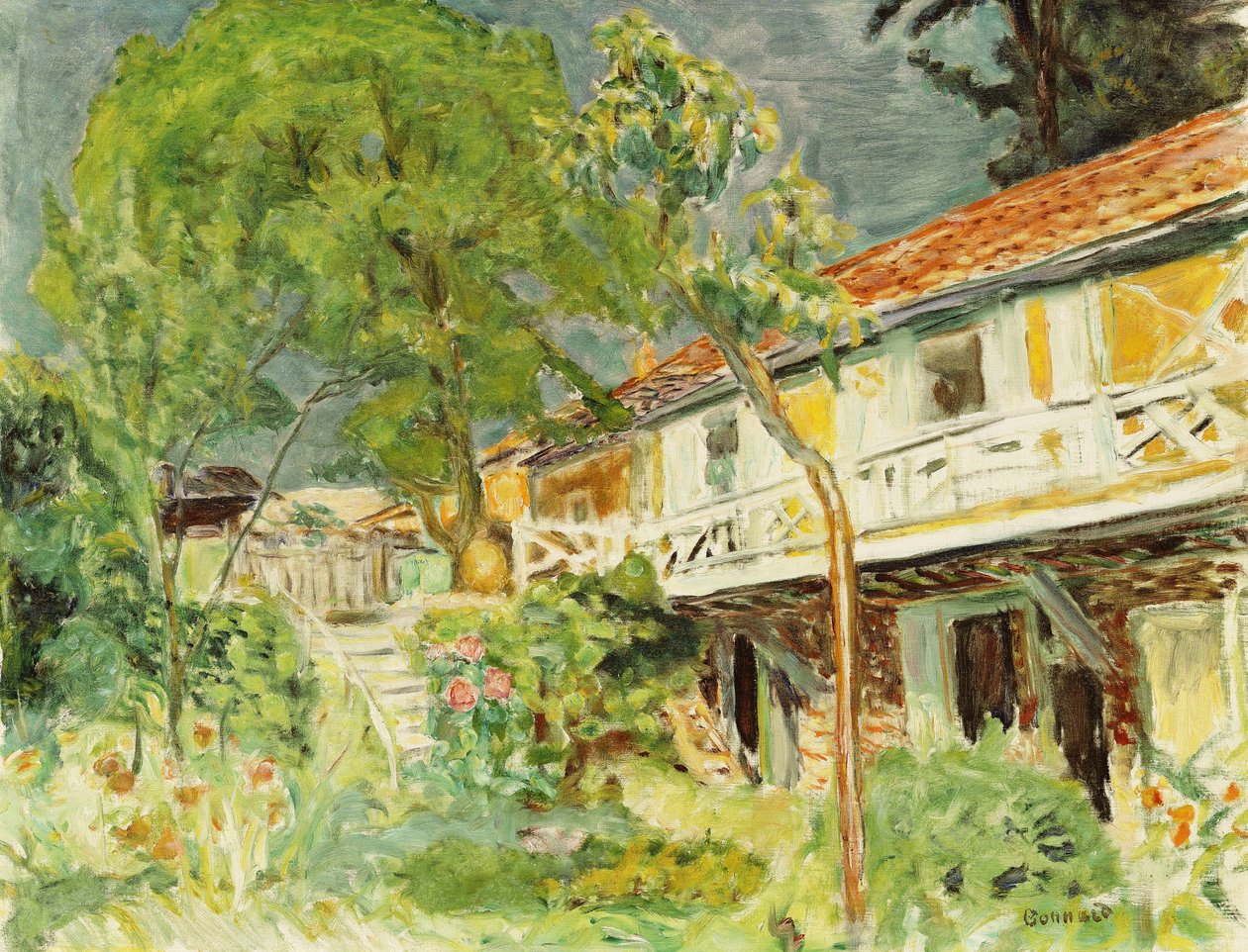 Summer Sky (My Caravan, Vernonnet) af Pierre Bonnard