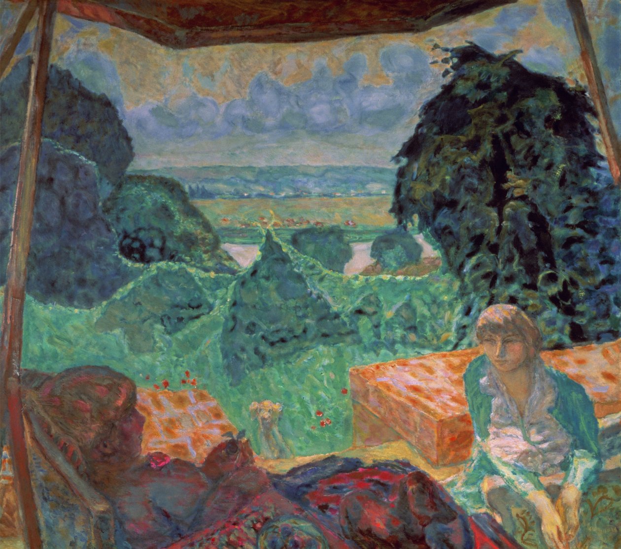 Sommer i Normandiet, 1908 af Pierre Bonnard