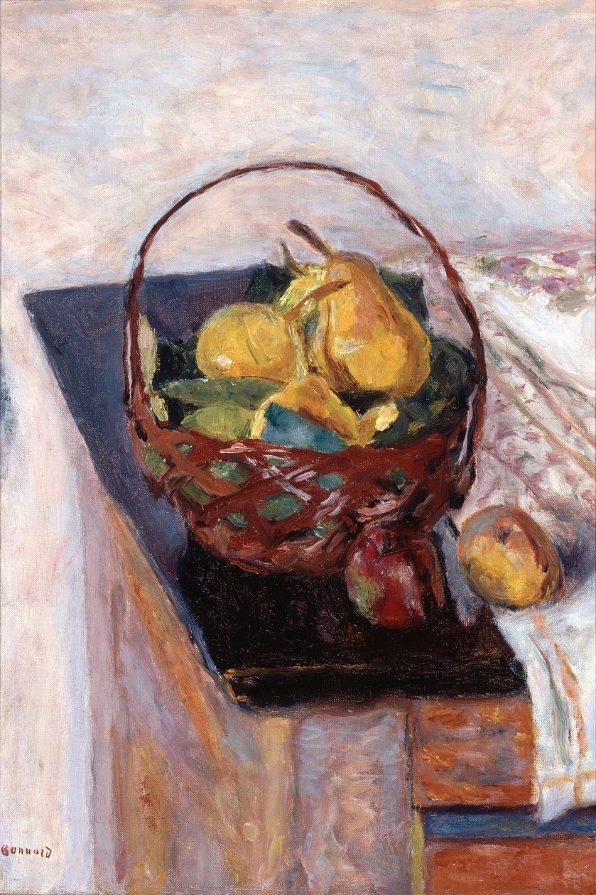 Kurven med frugt af Pierre Bonnard